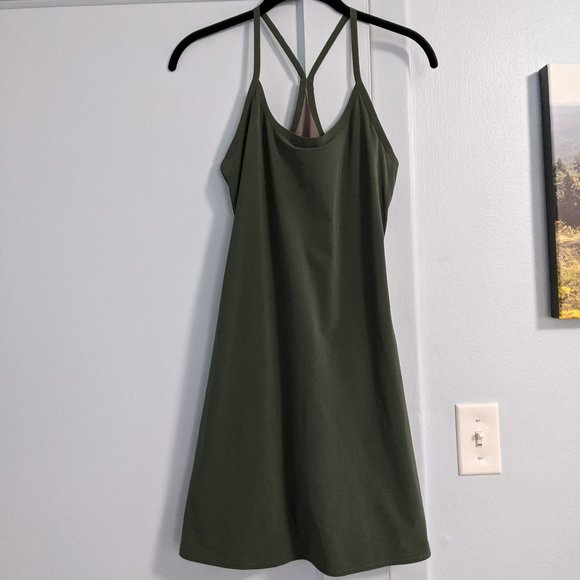 Outdoor Voices Exercise Dress in Evergreen - Picture 3 of 5